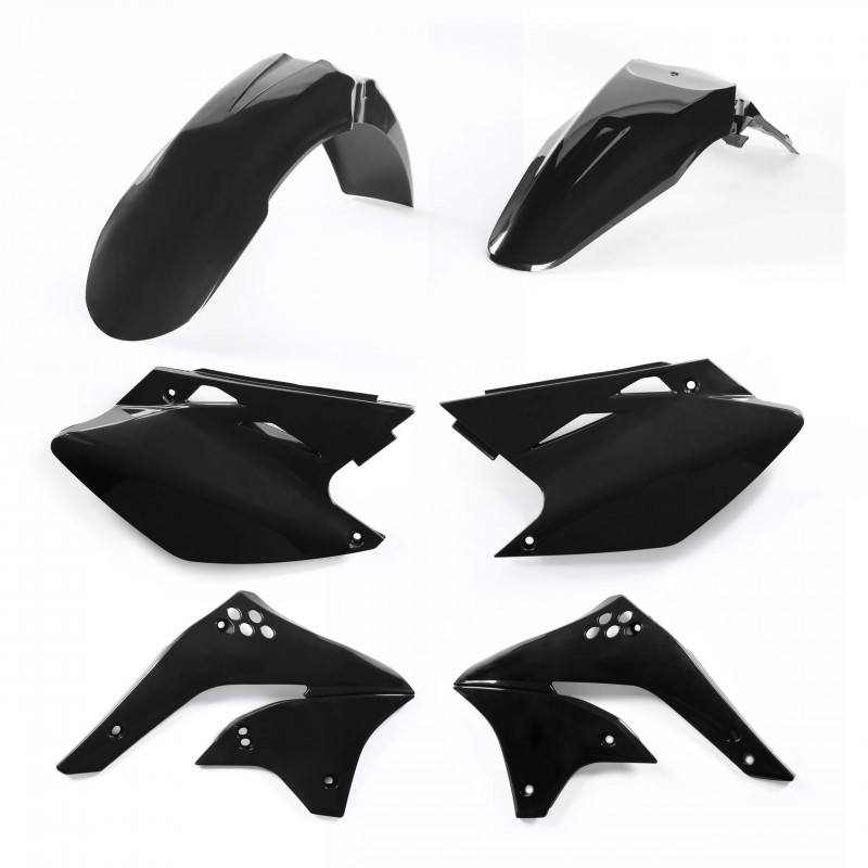 ACERBIS PLASTIK KIT KAWASAKI KX 450 F 2006-2008, SCHWARZ