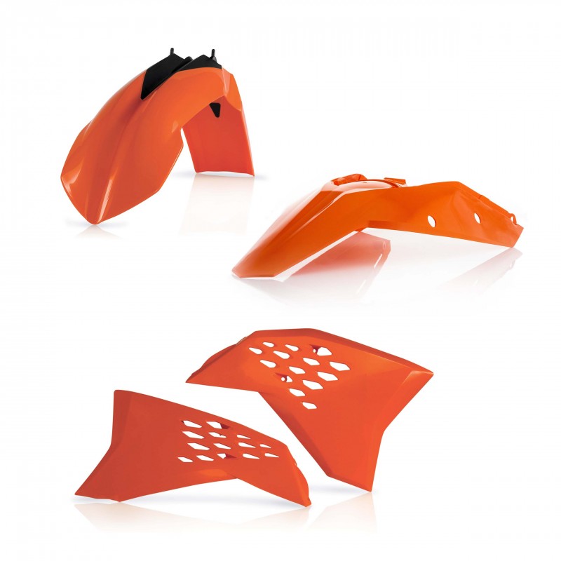 ACERBIS PLASTIK KIT KTM SX 125 2007-2010, ORANGE