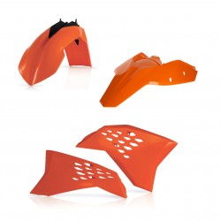 ACERBIS PLASTIC KIT KTM EXC 125 2008-2011, ORANGE