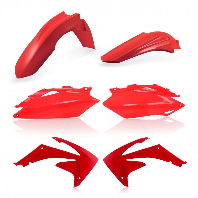 KIT DE PLÁSTICO ACERBIS HONDA CRF 450 R 2009-2010 ROJO