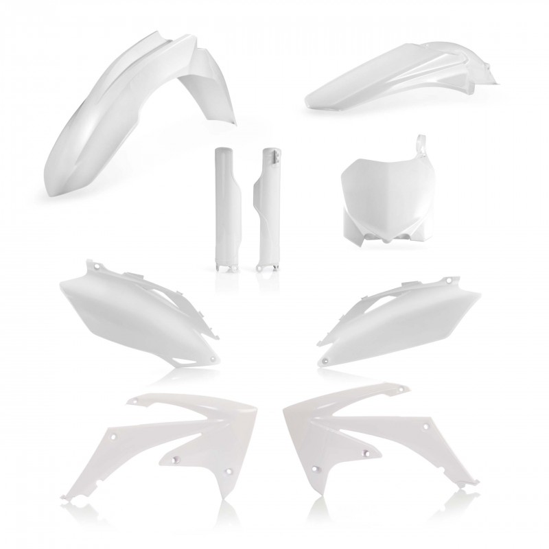 ACERBIS PLASTIC FULL KIT HONDA CRF 250 R 2010, WHITE