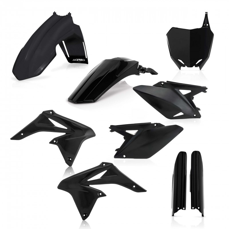 KIT COMPLETO DE PLÁSTICO ACERBIS SUZUKI RM-Z 250 2010-2017, NEGRO