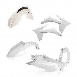 ACERBIS PLASTIC KIT KTM SX 125 2011-2012, WHITE