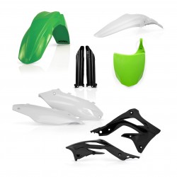 ACERBIS PLASTIC FULL KIT KAWASAKI KX 450 F 2012, GREEN/BLACK