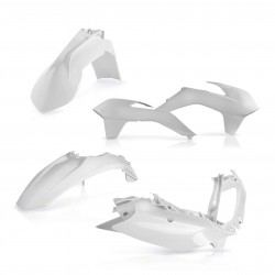 ACERBIS PLASTIC KIT KTM SX 150 2013-2015, WHITE