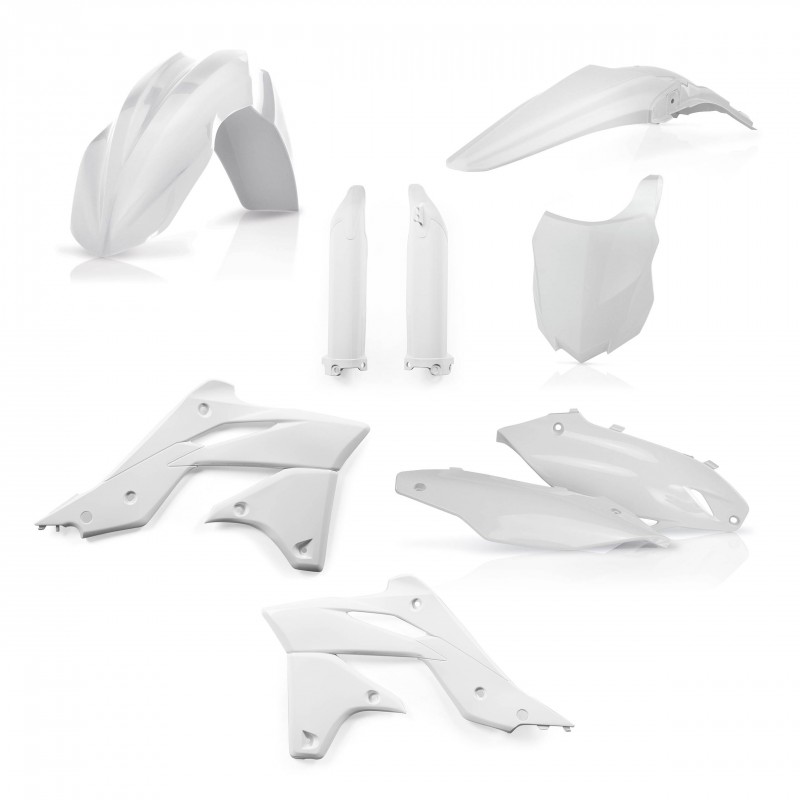 ACERBIS PLASTIC FULL KIT KAWASAKI KX 250 F 2013-2016, WHITE