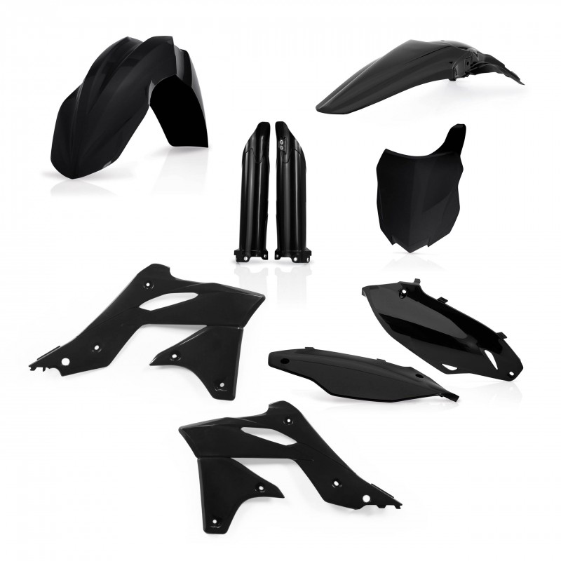 KIT COMPLETO DE PLÁSTICO ACERBIS KAWASAKI KX 250 F 2013-2016, NEGRO