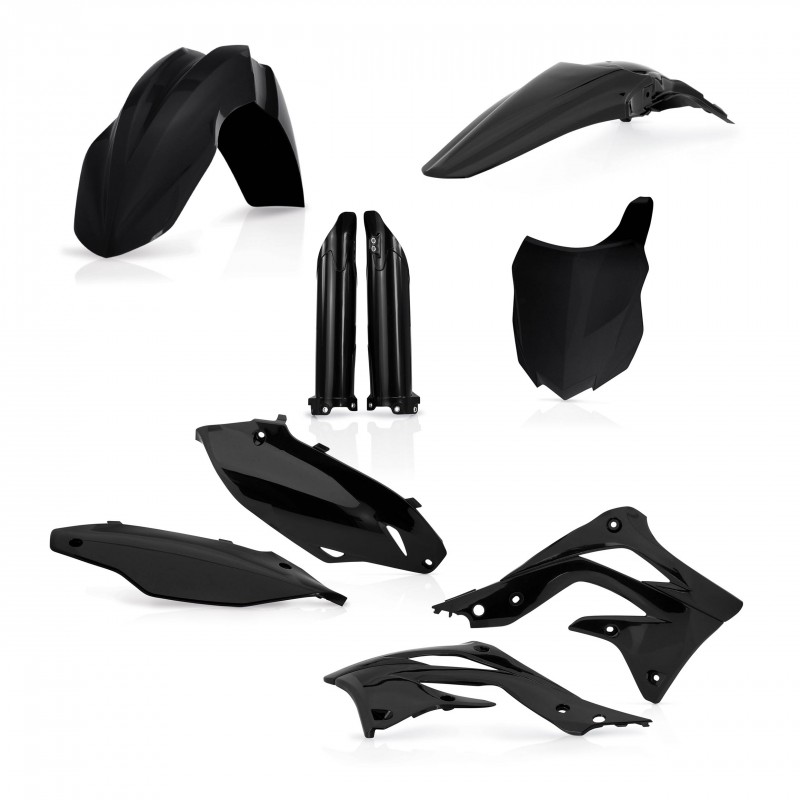 ACERBIS PLASTIK FULL KIT KAWASAKI KX 450 F 2013-2015, SCHWARZ