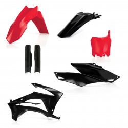 ACERBIS PLASTIK FULL KIT HONDA CRF 450 R 2013-2016, CRF 250 R 2014-2017 ROT/SCHWARZ