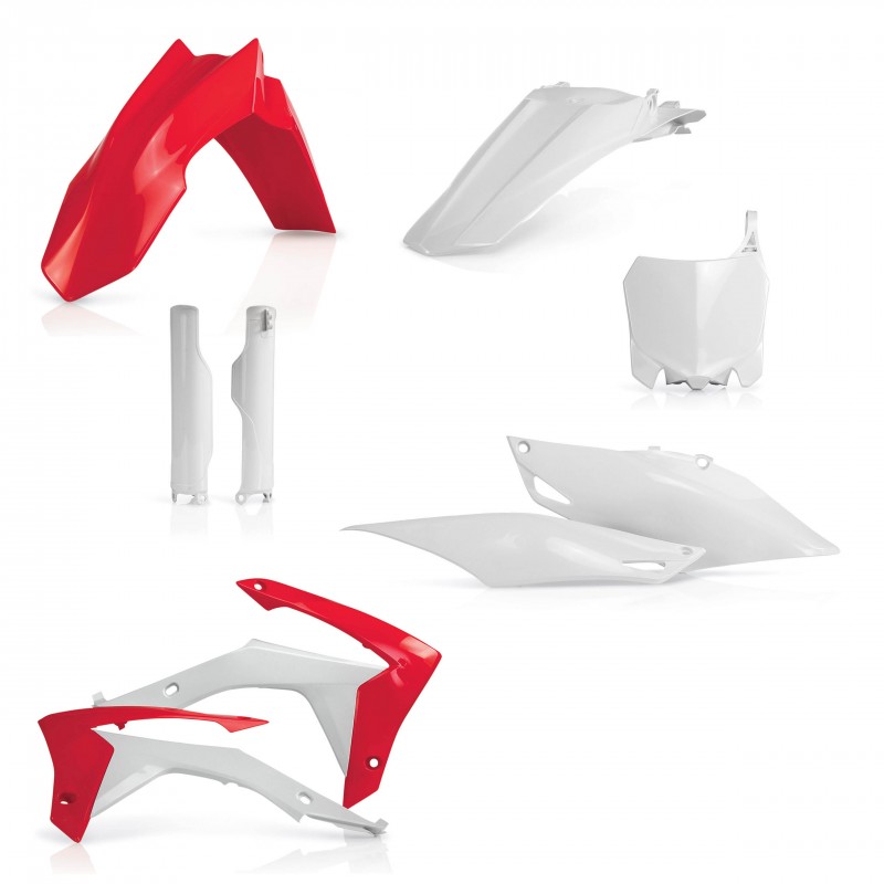KIT COMPLETO DE PLÁSTICO ACERBIS HONDA CRF 450 R 2013-2016, CRF 250 R 2014-2017 COLOR RÉPLICA