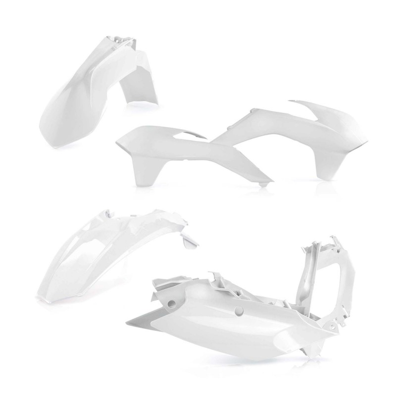 ACERBIS PLASTIC KIT KTM EXC 200 2014-2016, WHITE