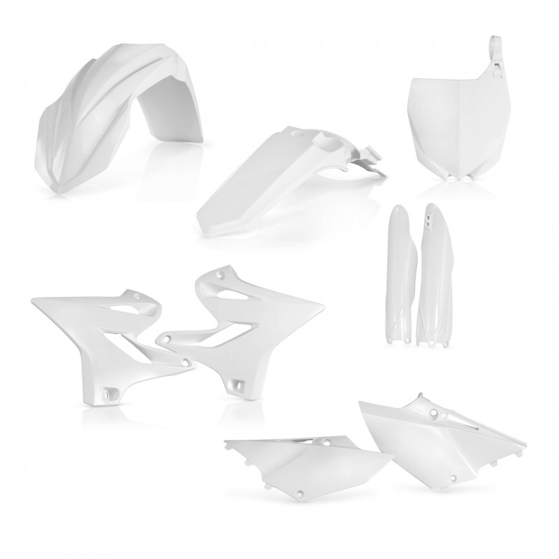 FULL KIT PLASTICHE ACERBIS YAMAHA YZ 125 2015-2017, YZ 250 2015-2017, BIANCO