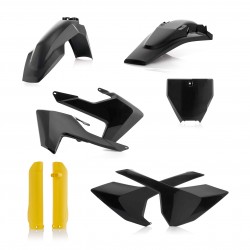 KIT COMPLETO DE PLÁSTICO ACERBIS HUSQVARNA FC 250/350/450 2016-2018, NEGRO/GIALLO