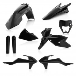 KIT COMPLETO DE PLÁSTICO ACERBIS KTM EXC-F 250 2017-2019, NEGRO