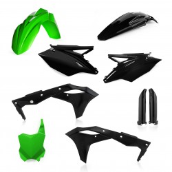 KIT COMPLETO DE PLÁSTICO ACERBIS KAWASAKI KX 250 F 2017, NEGRO/VERDE