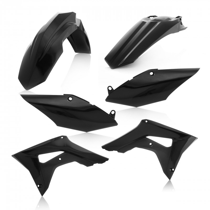 ACERBIS PLASTIK KIT HONDA CRF 250 R 2018-2021, SCHWARZ