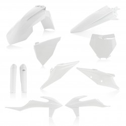 ACERBIS PLASTIC FULL KIT KTM SX 125 2019-2022, SX 150 2019-2022, WHITE