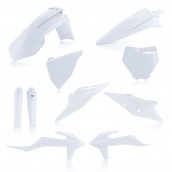 KIT COMPLETO DE PLÁSTICO ACERBIS KTM SX 250 2019-2022, BLANCO