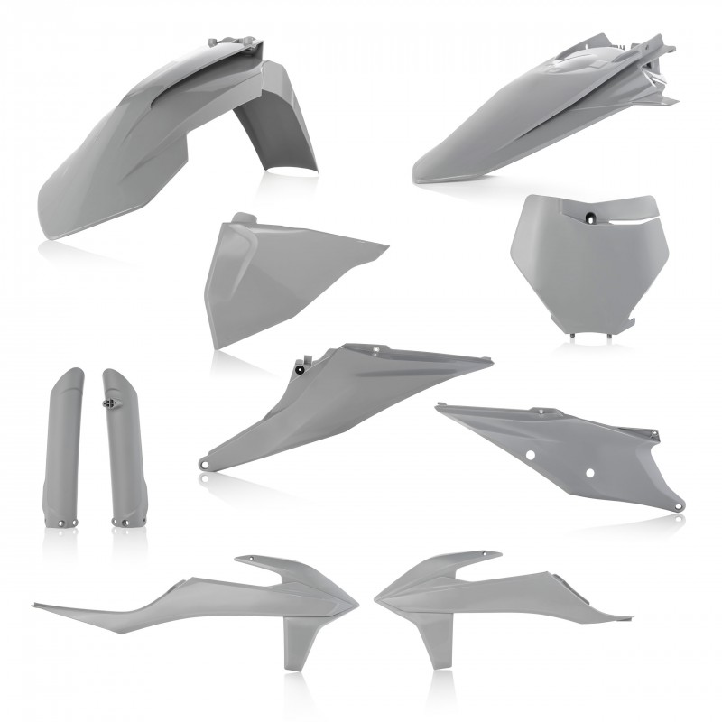 KIT COMPLETO DE PLÁSTICO ACERBIS KTM SX 125 2019-2022, SX 150 2019-2022, GRIS