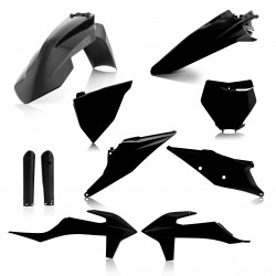 ACERBIS PLASTIK FULL KIT KTM SX 125 2019-2022, SX 150 2019-2022, SCHWARZ