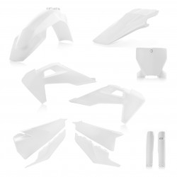 ACERBIS PLASTIC FULL KIT HUSQVARNA FC 250 2019-2022, FC 350 2019-2022, WHITE