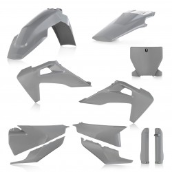 ACERBIS PLASTIC FULL KIT HUSQVARNA FC 250 2019-2022, FC 350 2019-2022, GREY