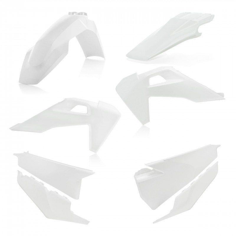 KIT PLASTICHE ACERBIS HUSQVARNA TC 125 2019-2022, BIANCO