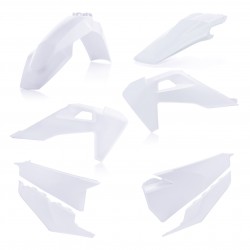 KIT PLASTICHE ACERBIS HUSQVARNA TC 125 2019-2022, BIANCO
