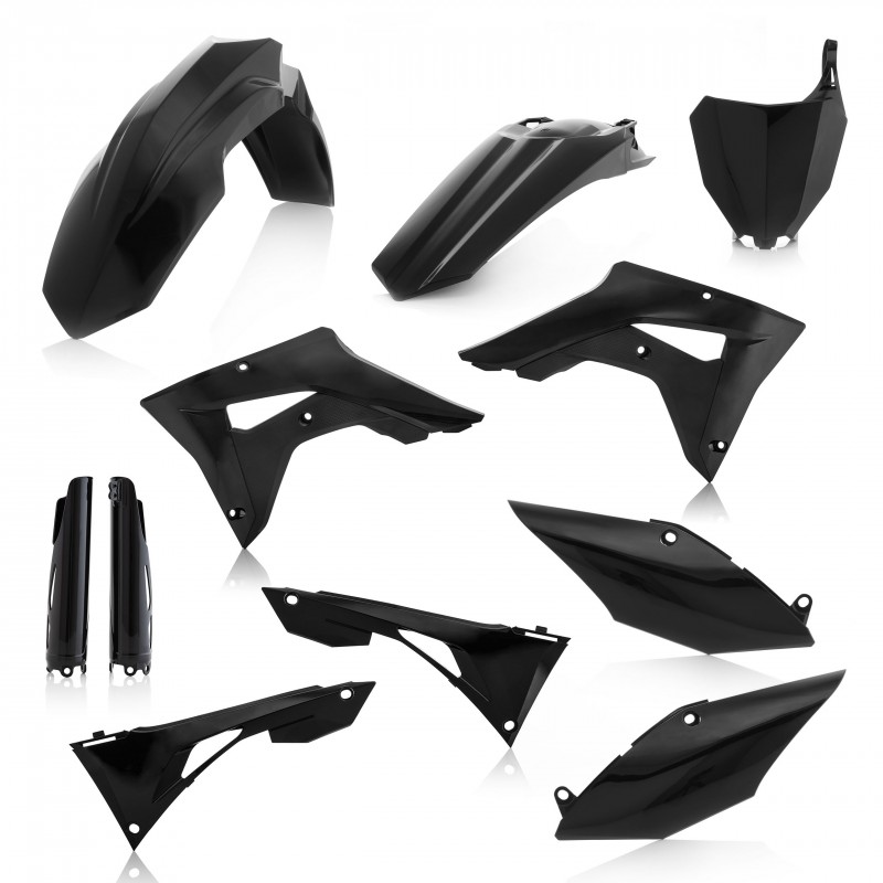 ACERBIS PLASTIK FULL KIT HONDA CRF 250 RX 2019, SCHWARZ