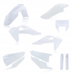 KIT COMPLETO DE PLÁSTICO ACERBIS HUSQVARNA FE 250 2020-2023, BLANCO 2