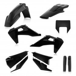 KIT COMPLETO DE PLÁSTICO ACERBIS HUSQVARNA FE 250 2020-2023, NEGRO