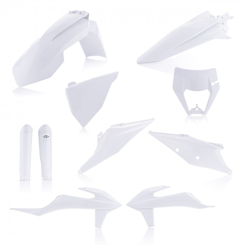 FULL KIT PLASTICHE ACERBIS KTM EXC 250 2020-2023, BIANCO 2