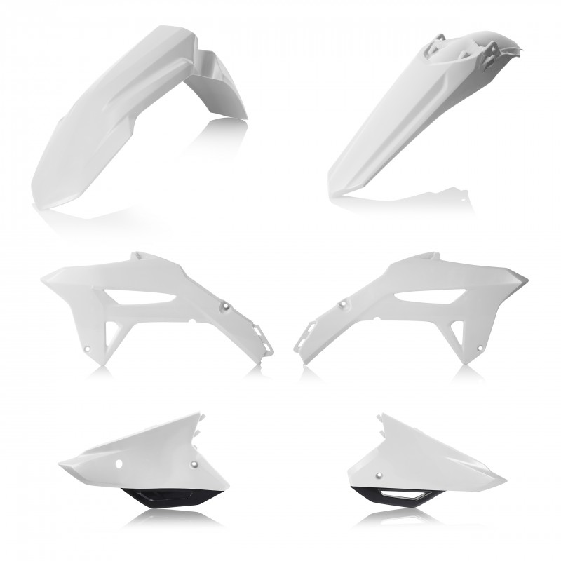 KIT PLASTICHE ACERBIS HONDA CRF 450 R 2021-2023, CRF 250 R 2022-2023, BIANCO/NERO