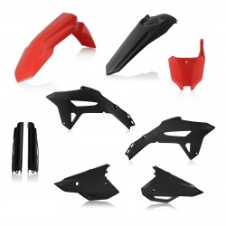 ACERBIS PLASTIC FULL KIT HONDA CRF 250 R 2022-2023, CRF 450 R 2021-2023 RED/BLACK