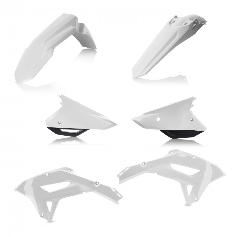 KIT PLASTICHE ACERBIS HONDA CRF 450 RX 2021, BIANCO/NERO