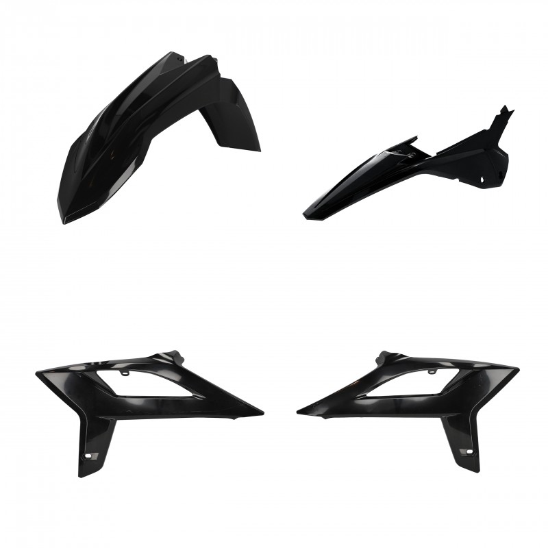 ACERBIS PLASTIK KIT BETA RR 390 2020-2022, SCHWARZ