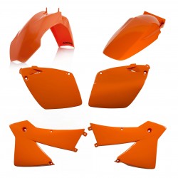 ACERBIS PLASTIC KIT KTM SX-F 450 2003, EXC-F 400 2003, ORANGE