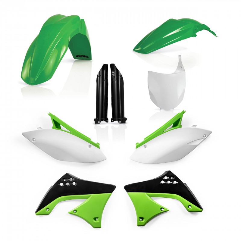 FULL KIT PLASTICHE ACERBIS KAWASAKI KX 450 F 2009-2011 COLORAZIONE REPLICA 2010