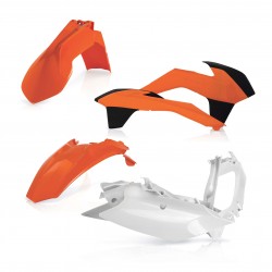 KIT PLASTICHE ACERBIS KTM EXC 200 2014-2016 COLORAZIONE REPLICA 2014