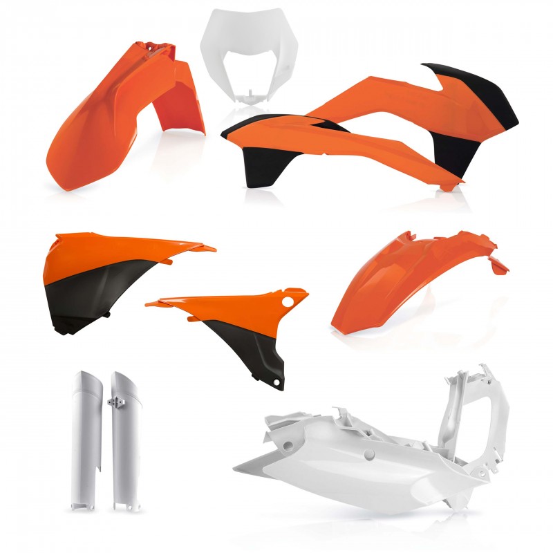 FULL KIT PLASTICHE ACERBIS KTM EXC 200 2014-2015* COLORAZIONE REPLICA 2014