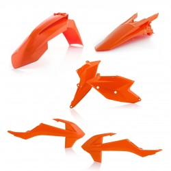 ACERBIS PLASTIC KIT KTM EXC 125 2017-2019, EXC 200 2017-2019, ORANGE