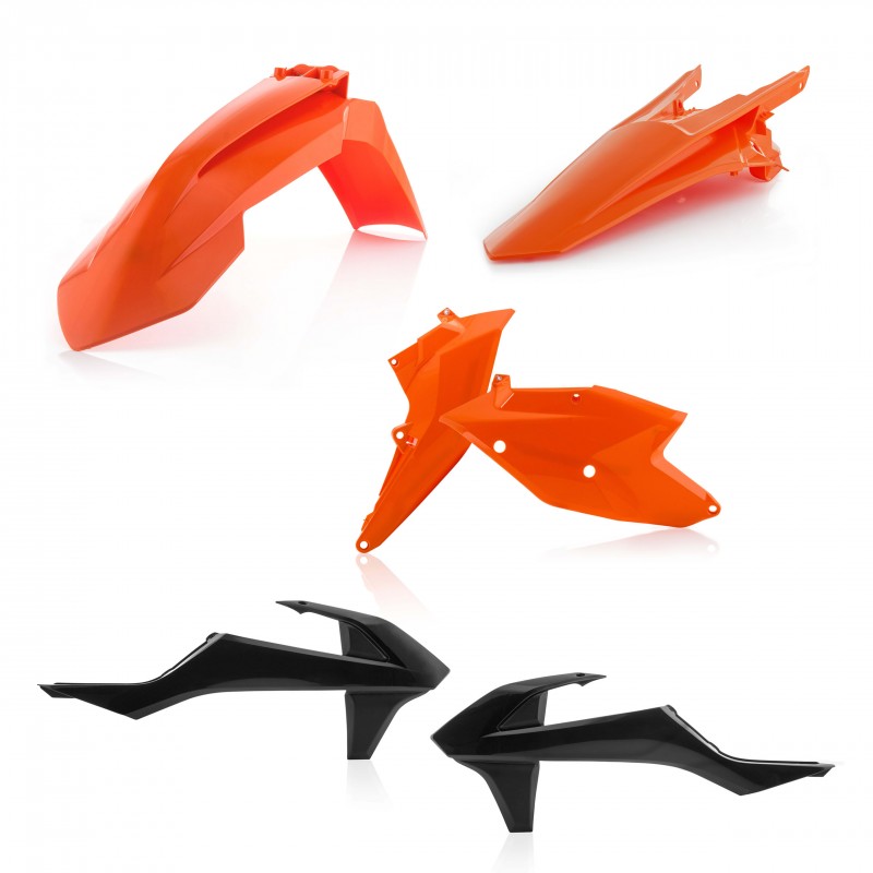 KIT PLASTICHE ACERBIS KTM EXC 125 2017-2019, COLORAZIONE REPLICA 2019