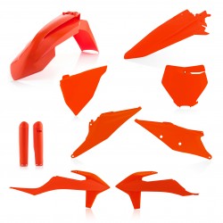 ACERBIS PLASTIK FULL KIT KTM SX 125 2019-2022, SX 150 2019-2022, ORANGE