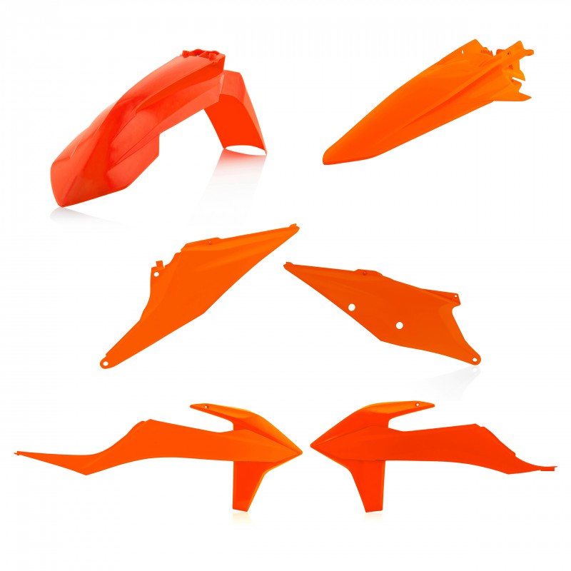 KIT DE PLÁSTICO ACERBIS KTM EXC 125 2020-2023, EXC 200 2020-2023, NARANJA