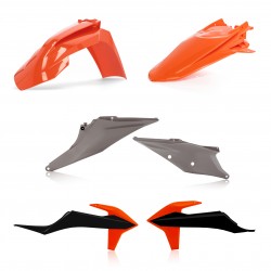 KIT DE PLÁSTICO ACERBIS KTM EXC 125 2020-2023, EXC 200 2020-2023 COLOR RÉPLICA 2021