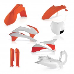 ACERBIS PLASTIK FULL KIT KTM SX/SX-F (NO CC INFERIORI A 125) 2013-2014, ORANGE 014