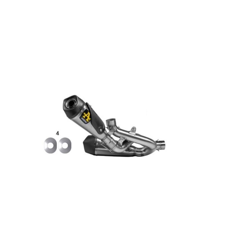 PAIR OF ARROW WORKS EXHAUST DUCATI PANIGALE V4 2022-2024, TITANIUM/CARBON, RACING