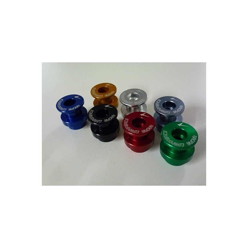 PAIR OF STAND PINS WITH M8 SCREW, BLUE