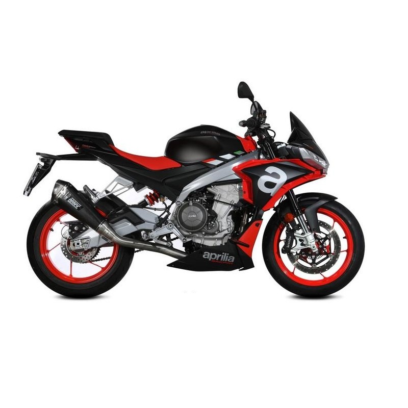 COMPLETE EXHAUST SYSTEM MIVV DELTA RACE APRILIA TUONO 660 2021-2024, CARBON HIGH PASS