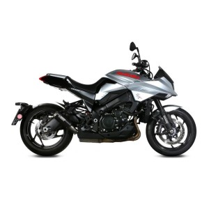 TERMINALE MIVV MK3 SUZUKI KATANA 1000 2021-2024, OMOLOGATO ACCIAIO BLACK